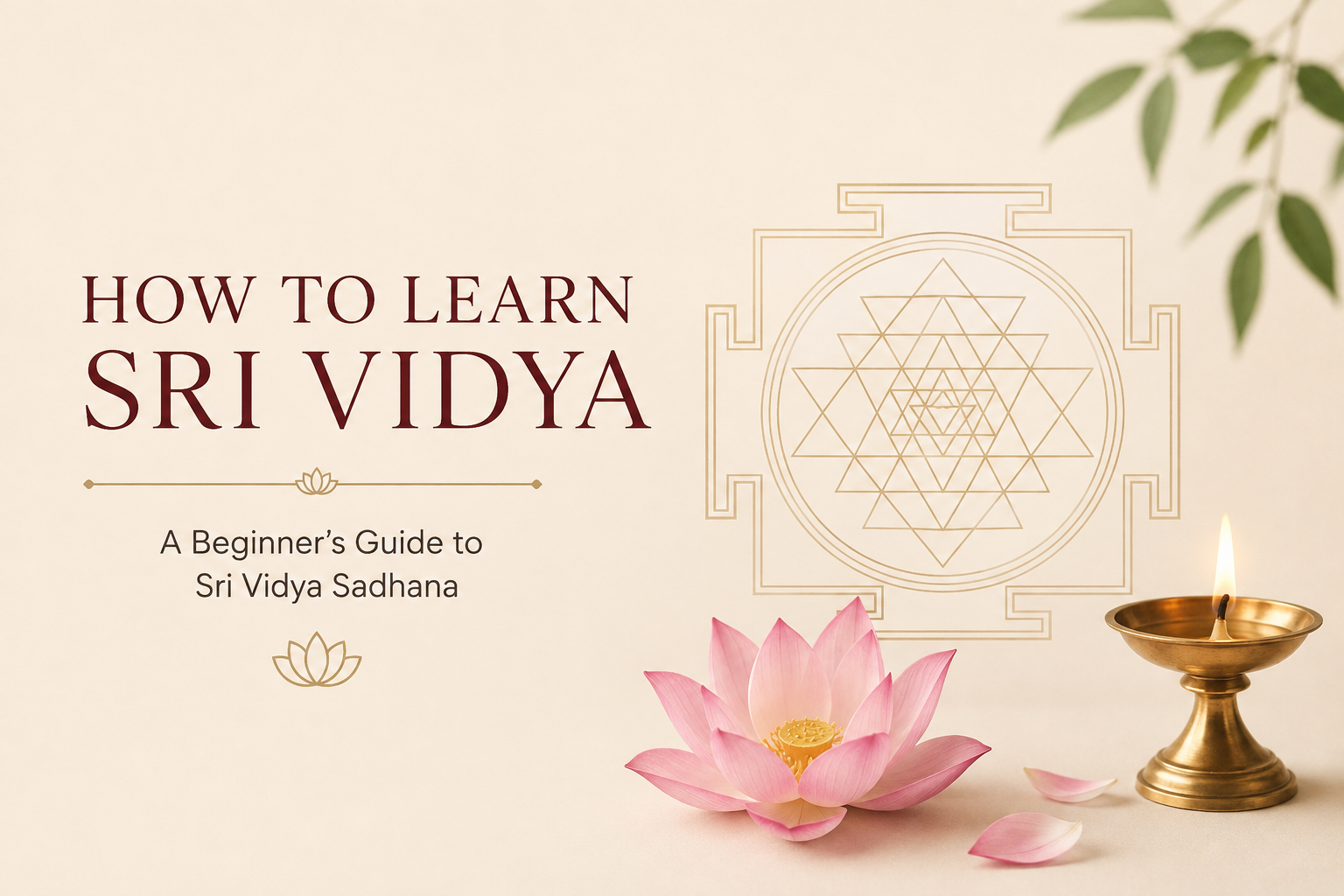 A Beginner’s Guide to Sri Vidya Sadhana